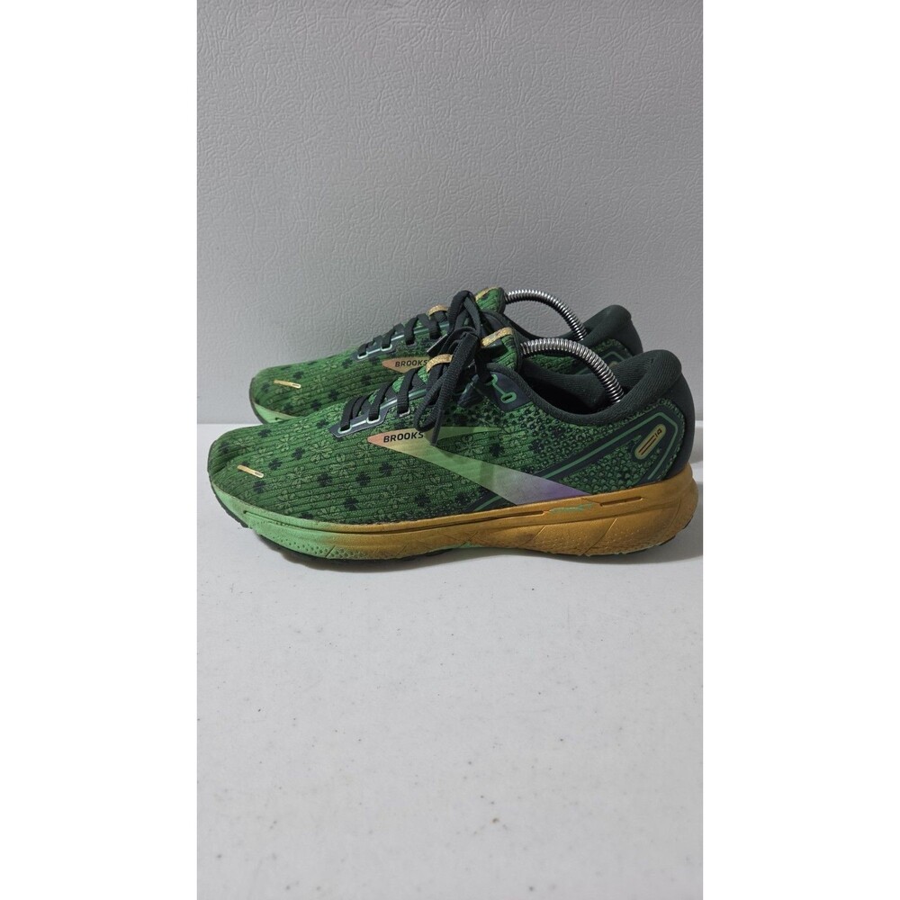 Brooks Ghost 14 Run Lucky Mens 11.5 B St Patrick’s Day Shamrock Shoes
